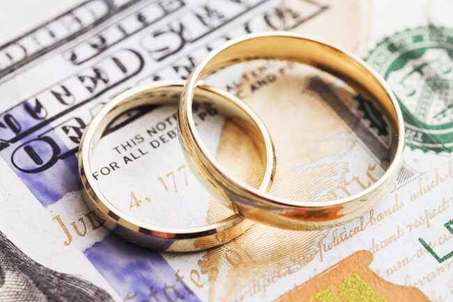 Jewelry and cash assets in a high asset divorce